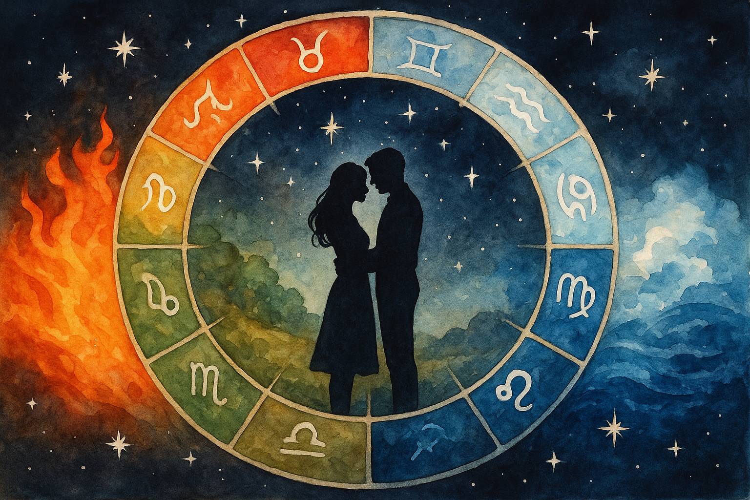 Compatibilidad amorosa entre signos del mismo elemento